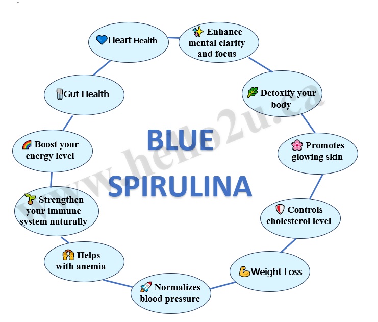 Blue Spirulina Health Denefits